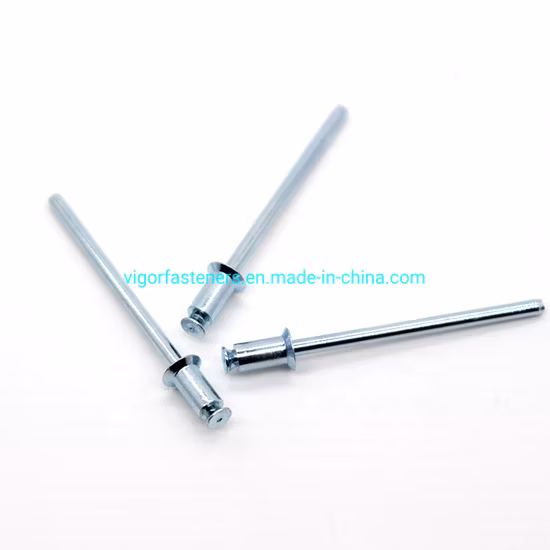 亜鉛メッキ皿頭ブラインドリベットスチールリベットブラインドポップリベット亜鉛メッキセルフピアスリベット